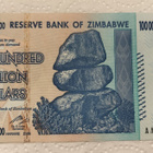 Zimbabwe 100 Trillion Dollars seteli ! Käyttämätön aito ! - pikkukuva 1