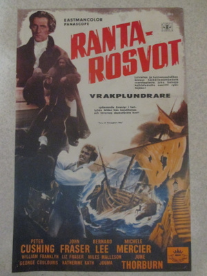 Rantarosvot (John Gilling, 1960) - vanha elokuvajuliste