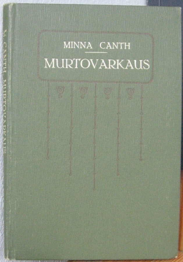 Minna Canth: Murtovarkaus, Wsoy 1912. 4p. 118 s.