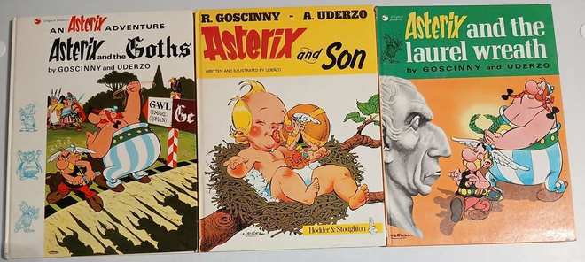 Asterix 5 kovakantista englanniksi