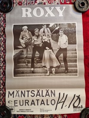 Roxy Keikkajuliste 3 .Mänsälän seurantalolta