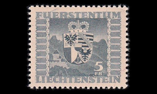 Liechtenstein 243 ** Käyttösarja vaakuna (1945)