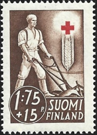 1941 Punainen Risti 1:75 mk + 15 p **  LaPe 234
