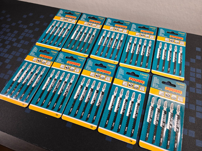 T244D HCS Pistosahanterät puulle 50 kpl – 10 pakkausta