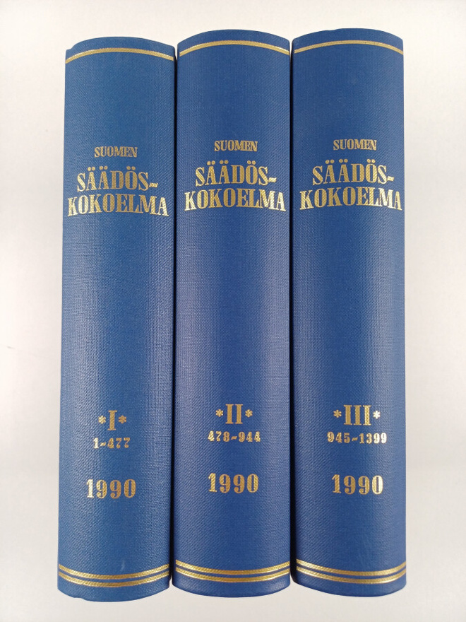 Suomen säädöskokoelma 1990 1-3