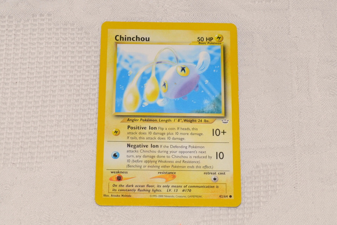 v.1995-2000 - Chinchou - Pokemon kortti 42/64