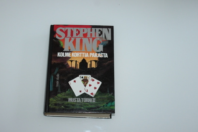 Stephen King kolme korttia pakasta (Kovakantinen 1 painos)