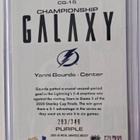 Yanni Gourde 2025-26 Skybox Metal Universe Championship Gala - pikkukuva 2