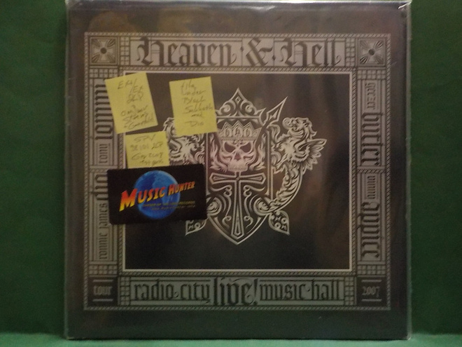 HEAVEN AND HELL - LIVE RADIO CITY MUSIC HALL EX+/EX 2LP