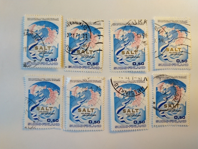 Postimerkki SALT Helsinki 0,50