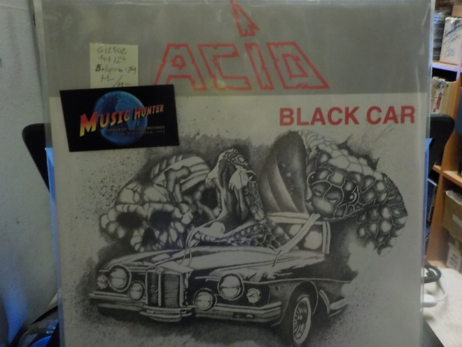 ACID - BLACK CAR. BELGIUM -84. 1ST 12PRESS. M-/M-  LP