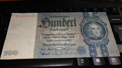 Germany Saksa 100 Mark 1935 P183 VF+
