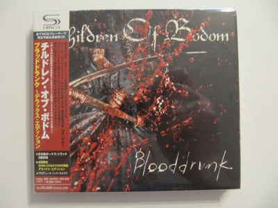 Children Of Bodom Blooddrunk Japanilainen CD + DVD OBI