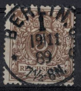 Saksa Mi 45 a 19.11.1889