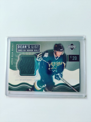 Antti Miettinen 03-04 UD Honor Roll Dean's List Jersey