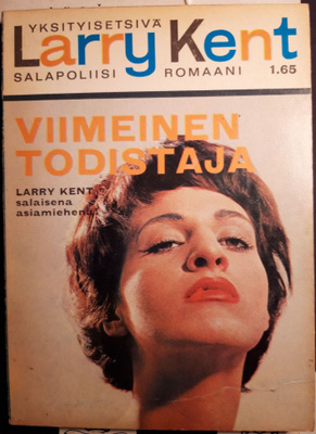 Larry Kent 21/1965: Viimeinen todistaja