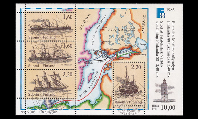 995-8BL2 o Finlandia postiveneet blokki EPL (1986)