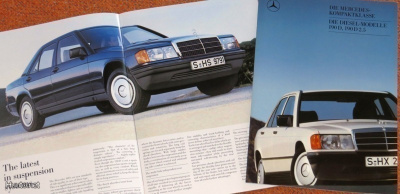 1988 Mercedes-Benz 190 D / 190 D 2.5 esite  KUIN UUSI 32 siv
