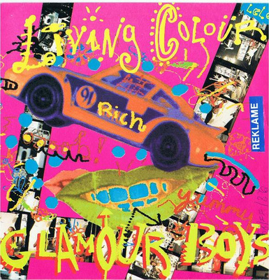 7” SINGLE Living Colour – Glamour Boys