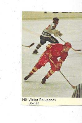 1970 SWE Mästar Serie #140 Viktor Polupanov , CCCP