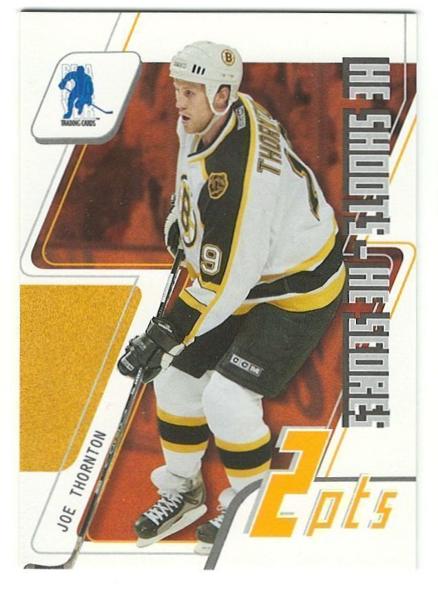 03-04 ITG BAP Memorabilia He Shoots He Scores Joe Thornton