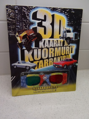 3 D KAARAT JA KUORMURIT TARRAKIRJA + LASIT