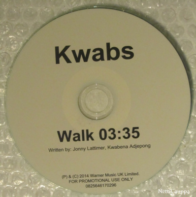 Kwabs • Walk PROMO CDr-Single