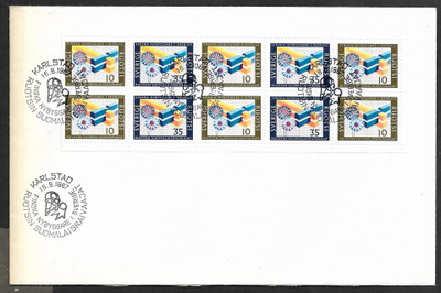 Ruotsi - Finska nybyggare FDC 1967 (Fac. 608-609)