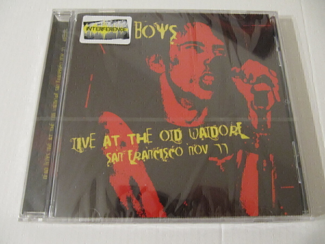 Dead Boys Live At The Old Waldorf San Francisco Nov CD