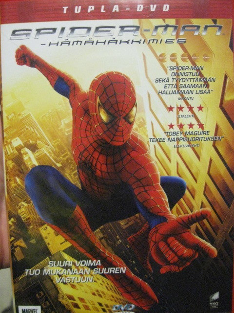 SPIDER-MAN/ HÄMÄKKIMIES DVD 2002
