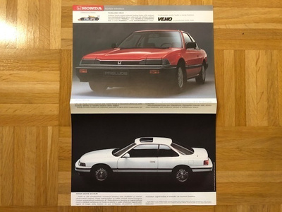 Esite Honda mallisto 1987: Civic, Accord, Prelude, Legend