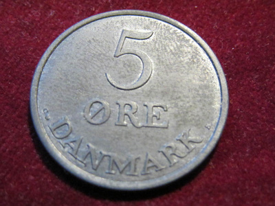5 öre 1961 Tanska-Denmark