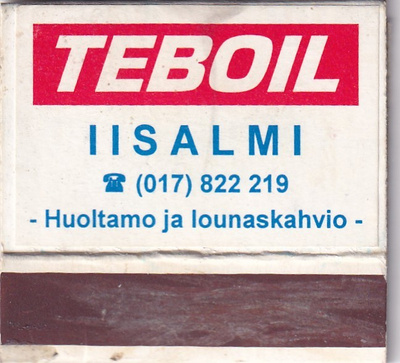 Iisalmi, TEBOIL Huoltamo ja lounaskahvio    b609