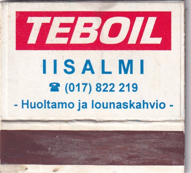 Iisalmi, TEBOIL Huoltamo ja lounaskahvio    b609
