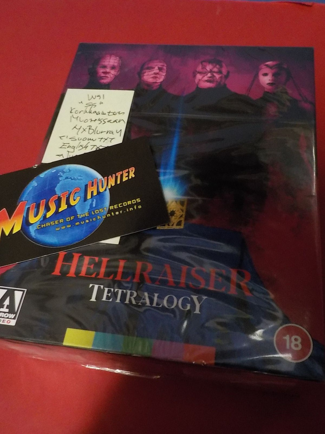 HELLRAISER TETRALOGY UUSI 4x BLU-RAY BOKSI