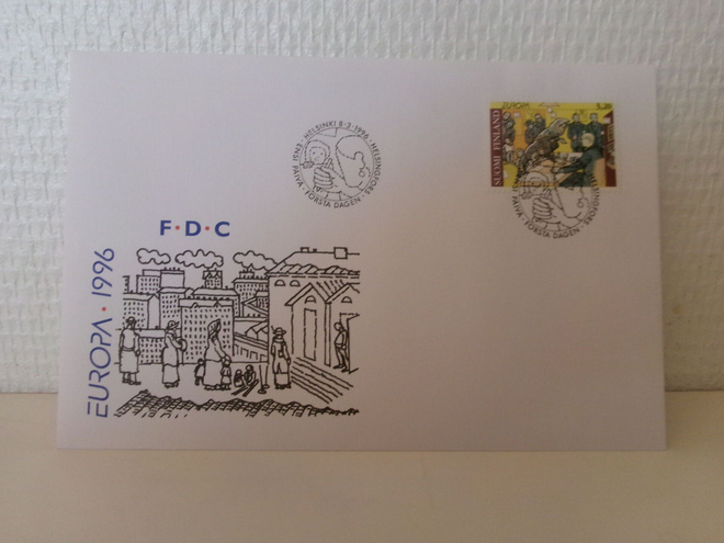 FDC- ensipäiväkuori - Naisten äänioikeus - 1996