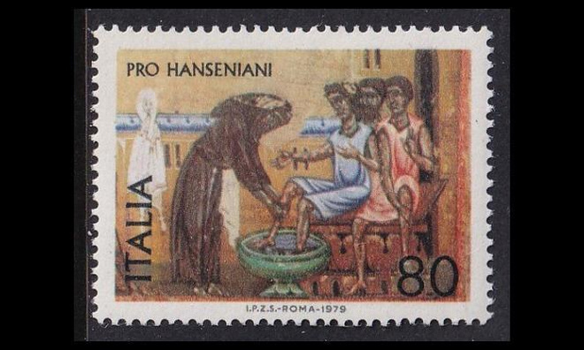 Italia 1638 ** Maalaus Leprahoito (1979)