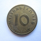 Natsi-Saksa 10 Reichspfennig 1938 D - pikkukuva 2
