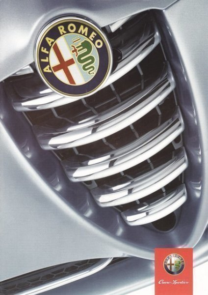 Alfa Romeo mallistoesite 2000-luvun alusta