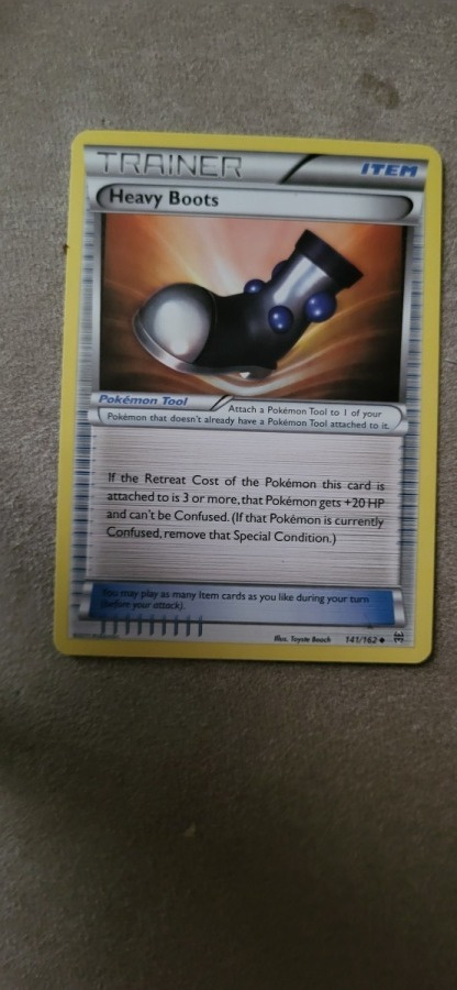 Heavy Boots 141/162 - Pokemon X&Y BREAKthrough card