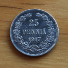 25 penniä 1917, Nikolai II, Hopea - pikkukuva 1