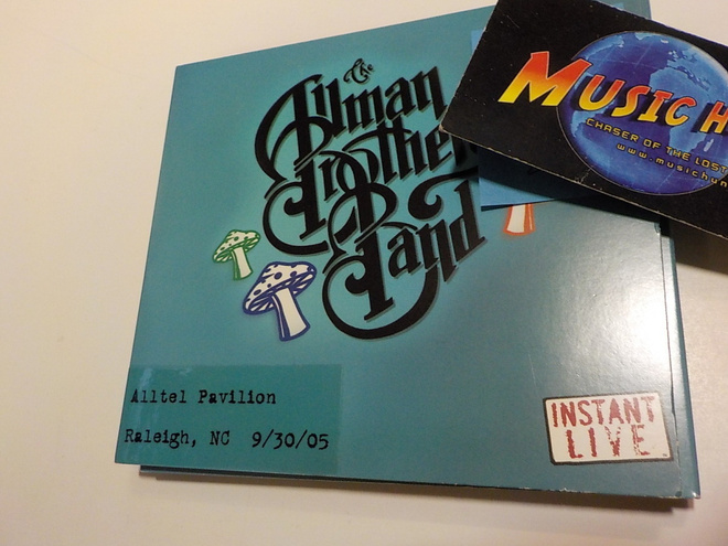THE ALLMAN BROTHERS BAND - LIVE 9/30/05 3CD-R