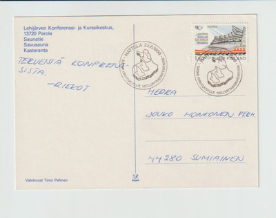 ERIKOISLEIMA , HELLUNTAIKONFERENSSI, Hattula 22.61986