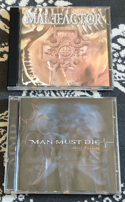 Malefactor ja Man Must Die levyt (2CD) ++