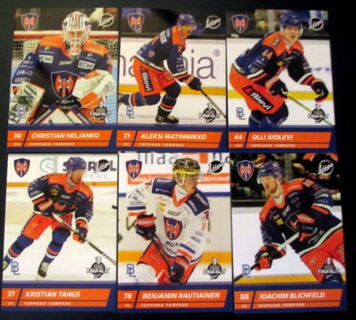 Tappara vs KooKoo finaali kortit Tappara 6 kpl