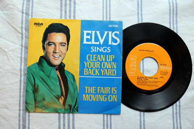 Elvis Presley-The Fair Is Moving On 7" Saksa/Usa  1969