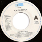 ALICE  COOPER :: HEY STOOPID / WIND-UP TOY ::  VINYYLI 7'' - pikkukuva 3