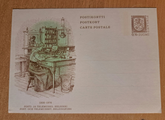 Posti- ja Telemuseo ,1926-1976, kulkematon