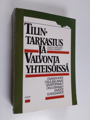 Jaakko Heikkonen : Tilintarkastus ja valvonta yhteisöissä...