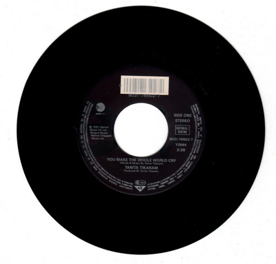 Tanita Tikaram: You Make The Whole World Cry 7"